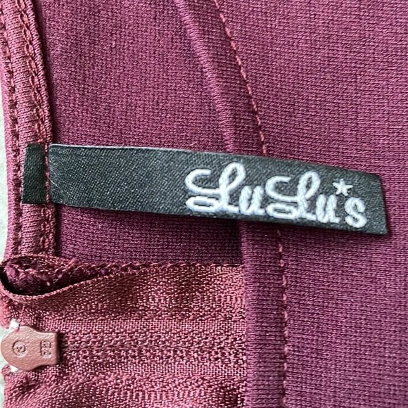 Purple skater style dress - Picture 2 of 3